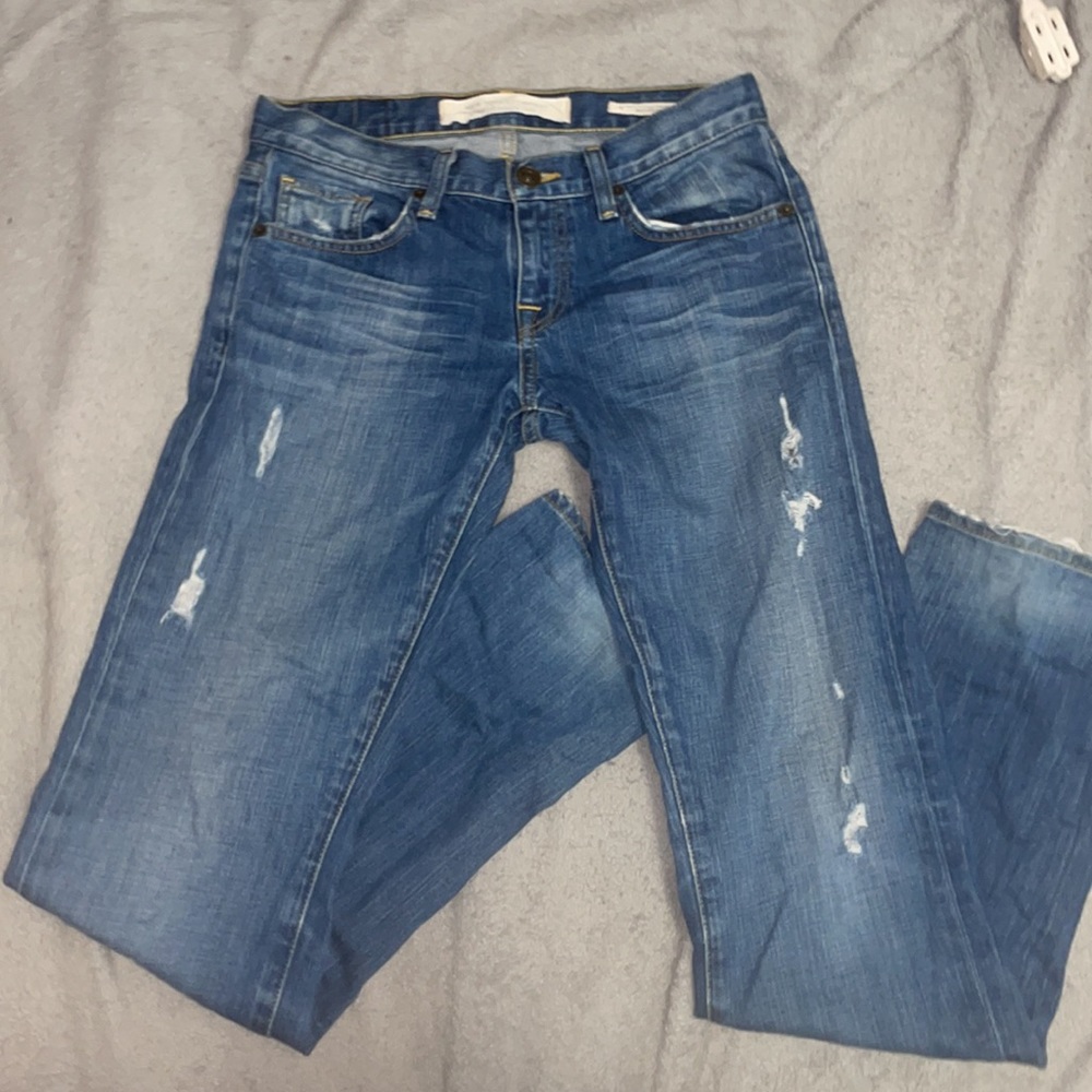 New york & company boyfriend, low rise, baggy jeans